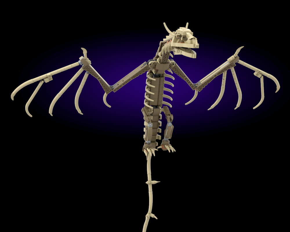Lego Wyvern fossil