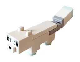 Minecraft Fox, Arctic - Brick Built