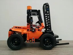 8835 Red Forklift - studless version