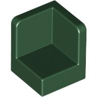 Lego Panel 1 x 1 x 1 Corner / Dark Green