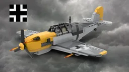 LEGO WWII Aircraft The Messerschmitt Bf 109 F2