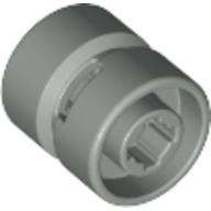 Lego Wheel 11 x 12 with Hole Notched for Wheels Holder Pin / Light Gray