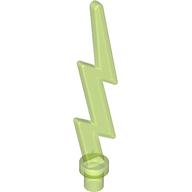 Lego Wave / Lightning Angular, Single / Trans-Bright Green