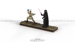 Micro Diorama : Obi-wan vs Vader
