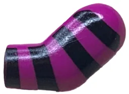 Arm, Left with 4 Black Stripes Pattern
