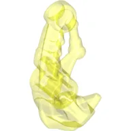 Large Figure Head Connector Block Eye/Brain Stalk (Toa Okoto) / Trans-Neon Green