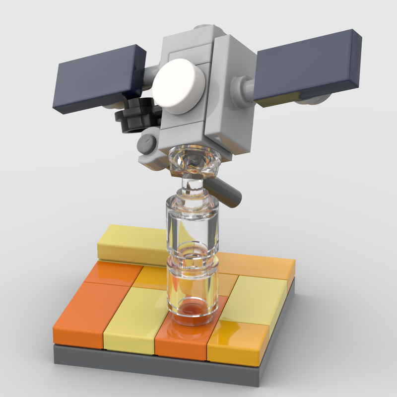 Lego 1:110 Solar Terrestrial Relations Observatory Satellite (v2)