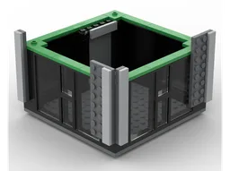 Oscorp Empty Floor - Compatible with MOC 237263