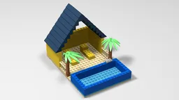 Lego Lakehouse and Pool