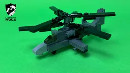 Kamov Ka-52 Lego Tutorial (1:120)