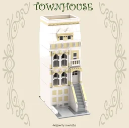 Modular Townhouse with Garage - w/o Interieur and Stairs
