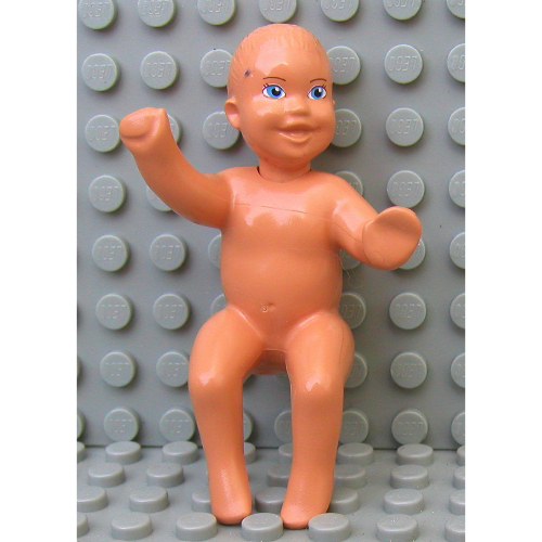 Lego Scala Baby with Large Blue Eyes Print (Thomas) / Nougat
