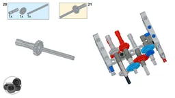 Lego Technic 8 Speed Sequential Gear with Stepper Selector