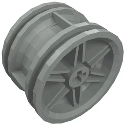 Wheel 30.4 x 20 without Pinholes, with Reinforced Rim / Light Gray