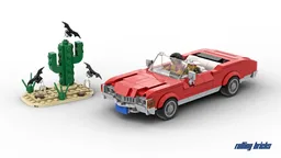 "The Great Red Shark" 1971 Chevrolet Impala Convertible from Fear and Loathing in Las Vegas