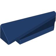 Lego Brick Wedged, Sloped 1 x 5 x 1 1/3 Right / Dark Blue