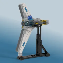 Display stand for Galactic Plastics Volkite