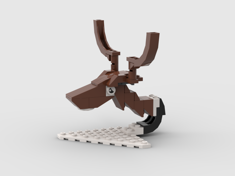 Lego Moose Head (MOC from Pirate Inn 31109)