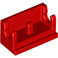 Lego Hinge Brick 1 x 2 Base / Red