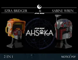 Helmet Ezra Bridger and Sabine Wren