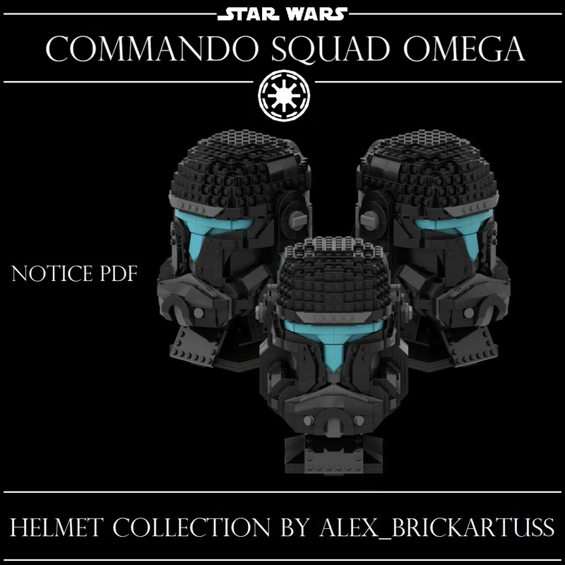 Lego Helmet commando Squad Omega