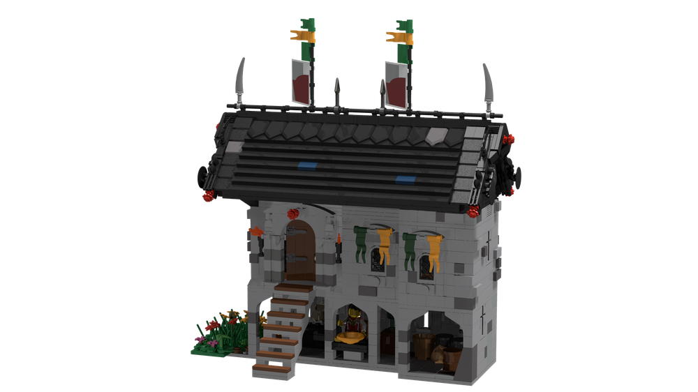 Lego Big Diorama: Part 5 The Gatehouse