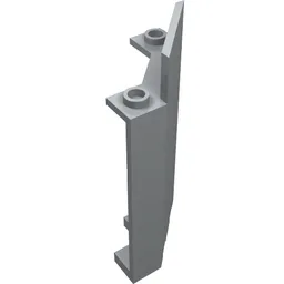 Panel 3 x 3 x 6 Corner Wall without Bottom Indentations / Light Bluish Gray
