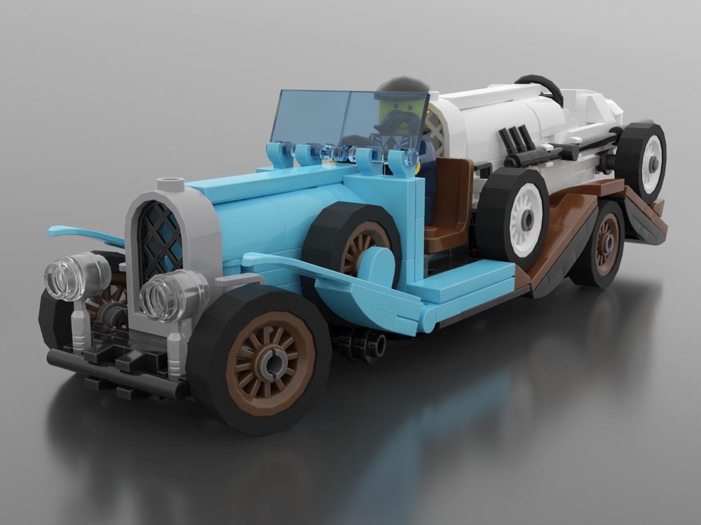 Lego Vintage Racecar Transport