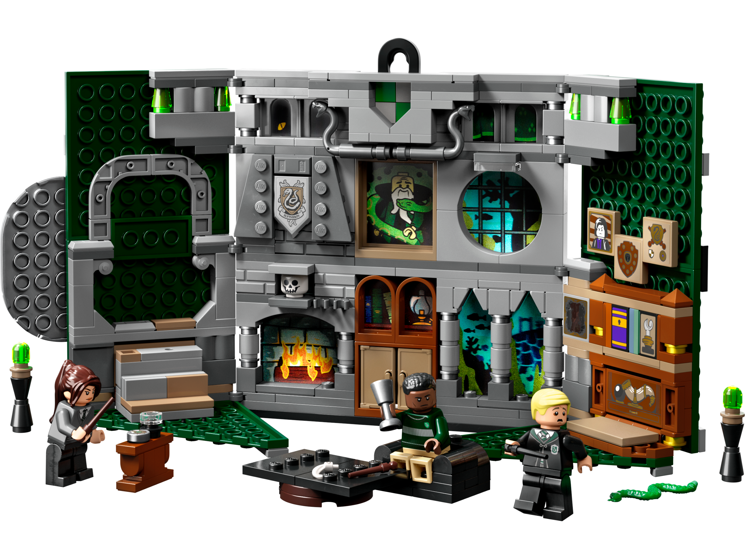 Lego Slytherin House Banner