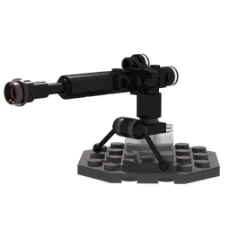 E-Web Repeating Blaster made from Mandalorian Battle Pack parts