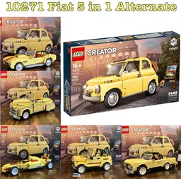 10271 Fiat 5 in 1 alternate builds