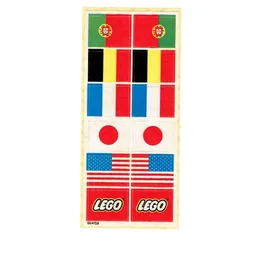 Sticker Sheet 2 for Sets 939-1, 940-1 / [No Color/Any Color]