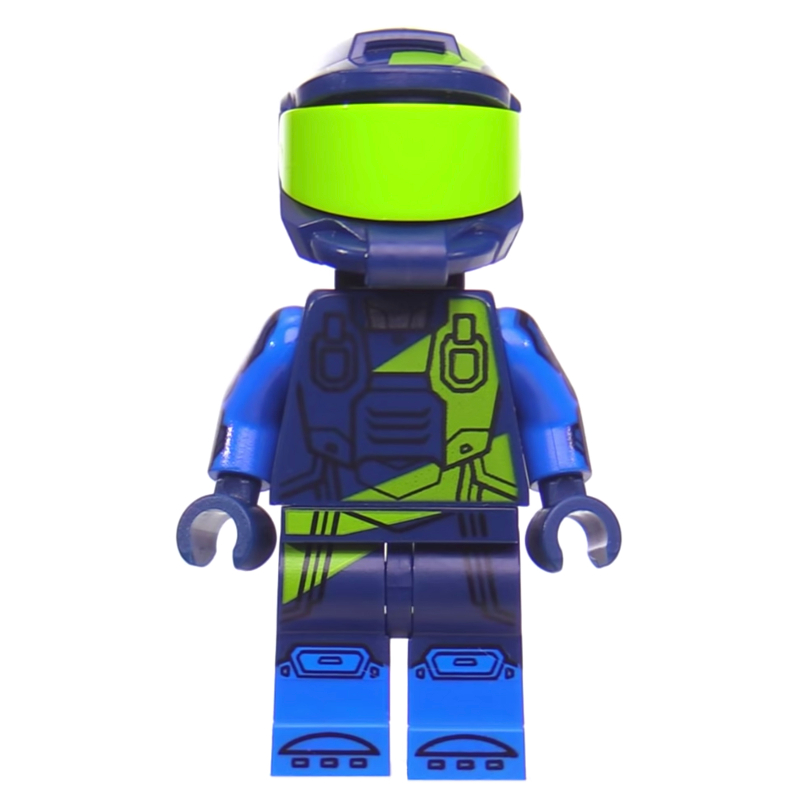 Lego Rex Dangervest, Spacesuit with Neck Bracket