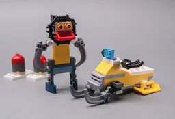 31090 MonkeyMan & a Snowmobile