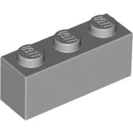 Brick 1 x 3 / Light Bluish Gray