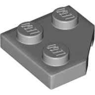 Wedge Plate 2 x 2 Cut Corner / Light Bluish Gray