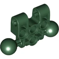 Large Figure Skeletal, Torso, Lower, with 2 Ball Joints, 2 Axle Holes, and 4 Holes (Vahki) / Dark Green