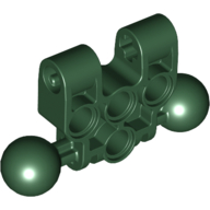 Lego Large Figure Skeletal, Torso, Lower, with 2 Ball Joints, 2 Axle Holes, and 4 Holes (Vahki) / Dark Green