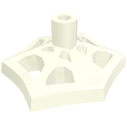 Web Effect Small Short Bar on Front and Back / White