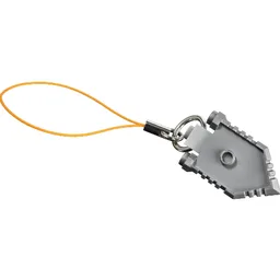 Key Chain, Nexo Knights Shield / Flat Silver