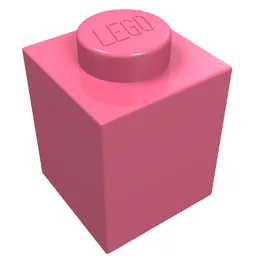 Brick 1 x 1 / Coral