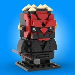 Custom Darth MOC Brickheadz