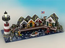 Coast Town Diorama