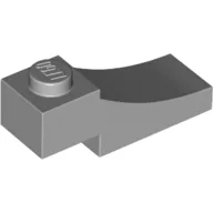 Brick Curved, 3 x 1 with 1/3 Inverted Cutout / Light Bluish Gray