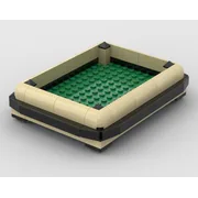 Square bonsai pot