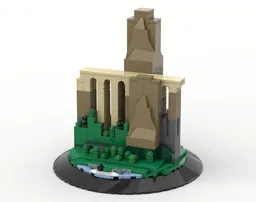 Bastei Bridge Diorama - Saxon Switzerland Landmark