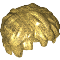 Lego Hair Tousled, Short / Pearl Gold