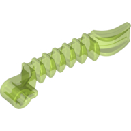 Lego Launcher, Large Figure Weapon, Zamor Sphere Launcher, Bottom with Axle Hole / Trans-Bright Green