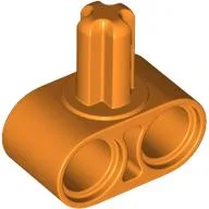 Technic Beam 1 x 2 with Axle on Side / Orange
