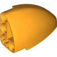 Technic Panel Round Corner 5 x 3 x 2 Left / Bright Light Orange